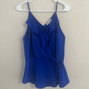 Monteau Royal Blue Ruffle Dress